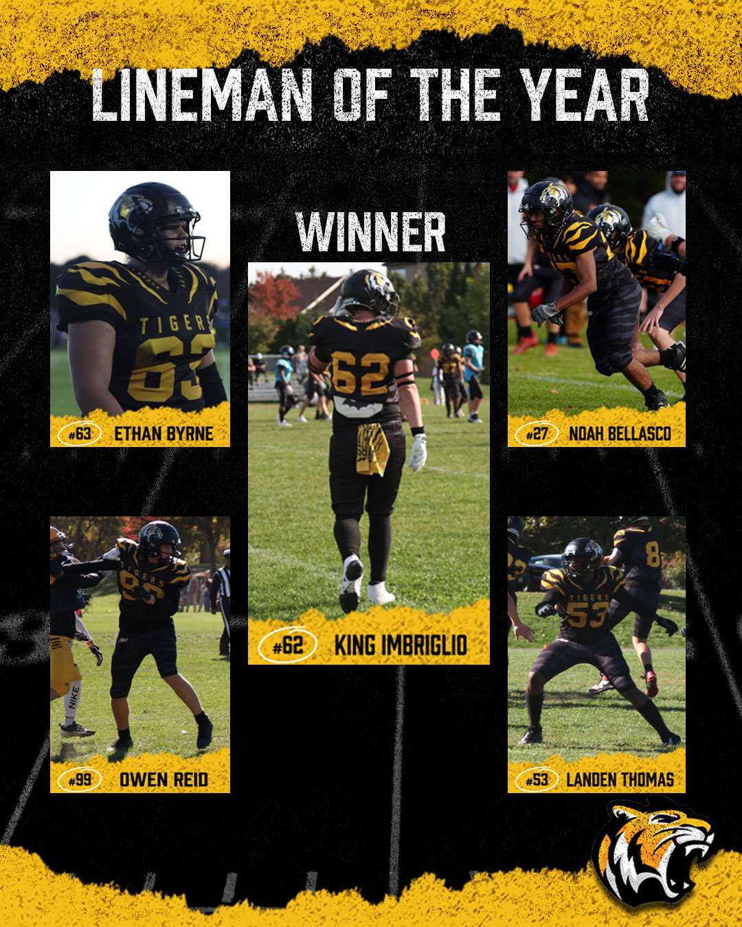 King Imbriglio, Lineman of the Year