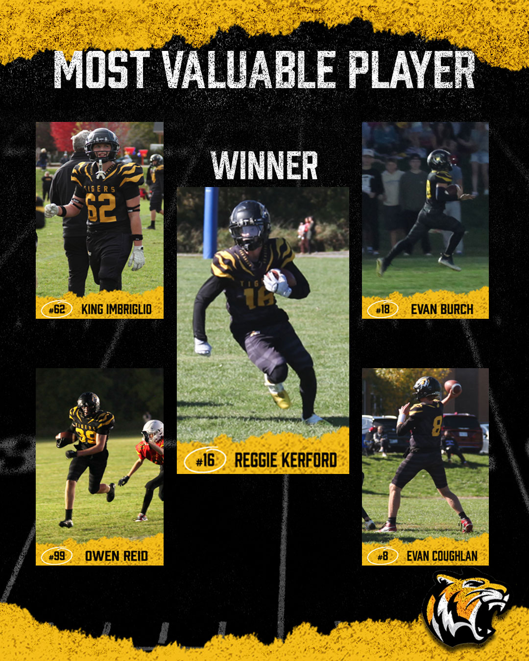 Reggie Kerford, Most Valuable Player