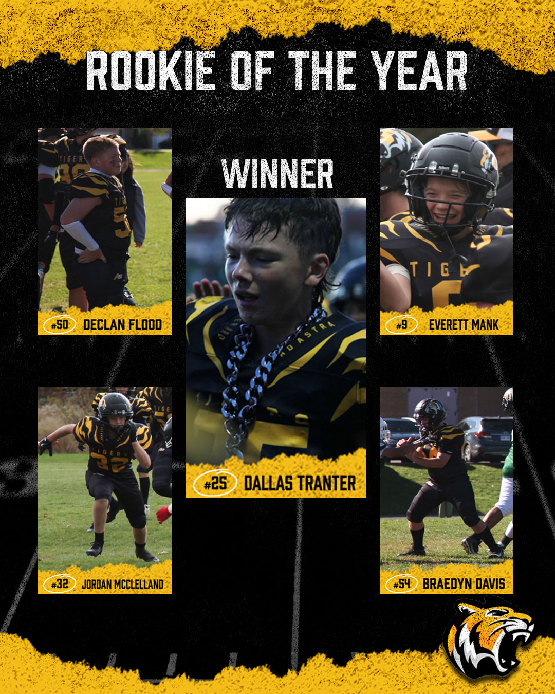 Dallas Tranter, Rookie of the Year