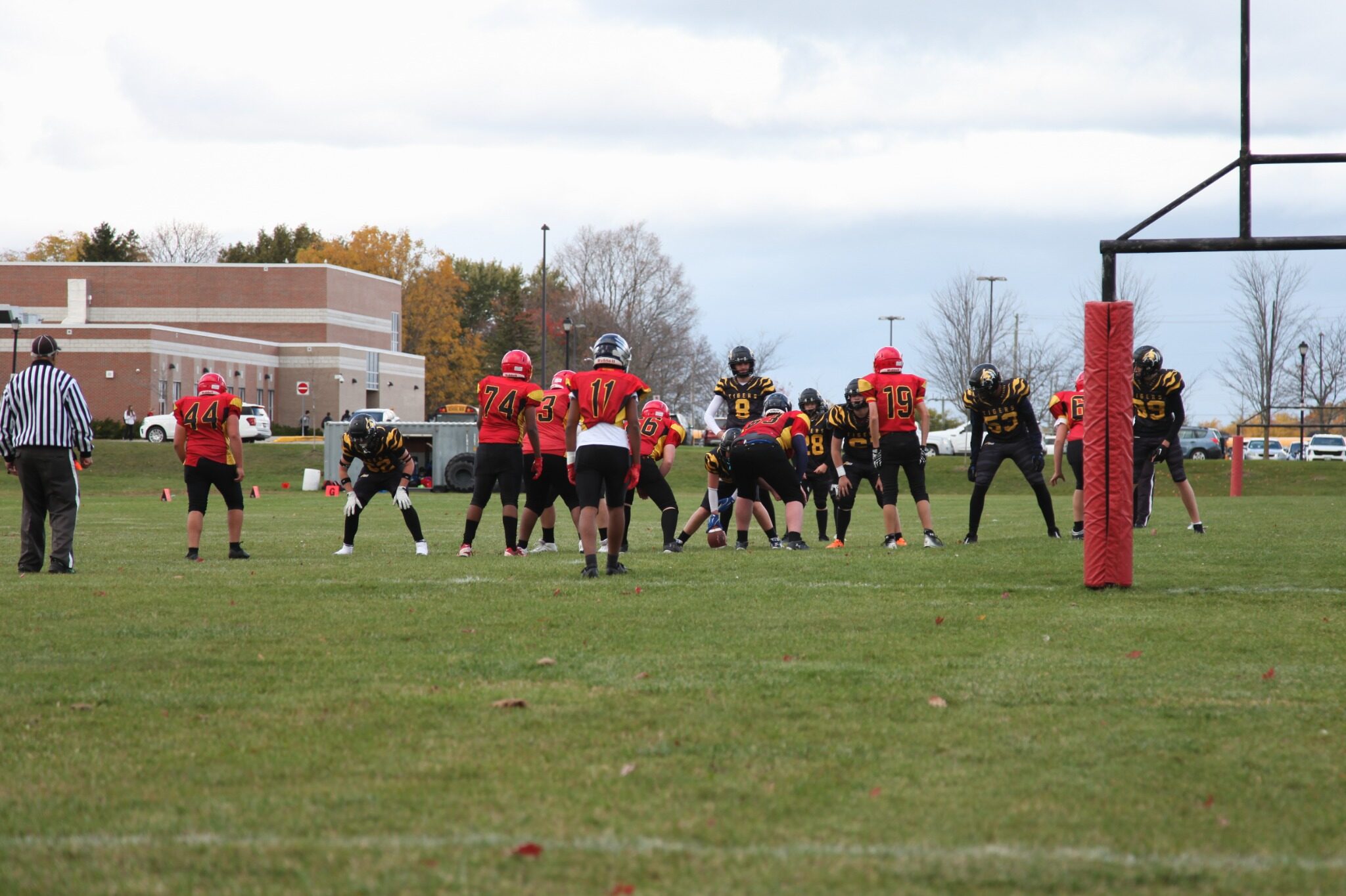 Uxbridge lines up near the O’Neill goal line